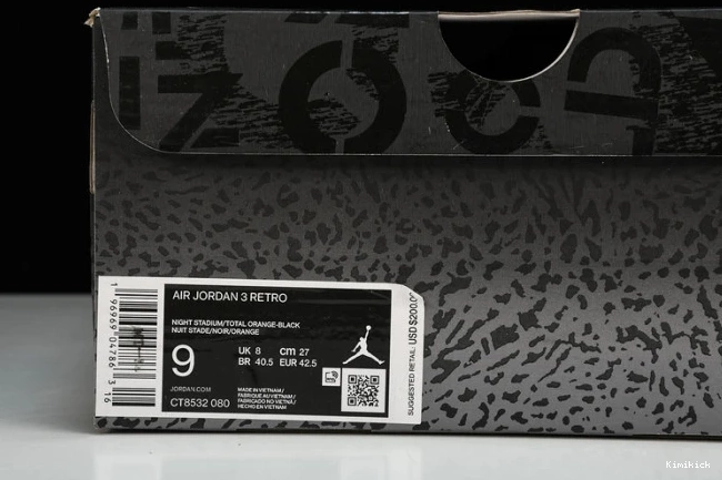 WellDesigned 533 Air 3 Pack" CT8532- Jordan "Fear 0611
